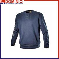 DIADORA UTILITY FELPA DA LAVORO SWEATSHIRT FALCON II BLU CORSARO